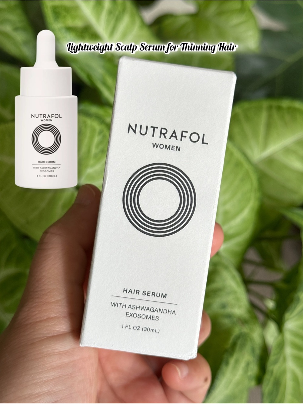 Nutrafol Women Lightweight Scalp Serum for Thinning Hair